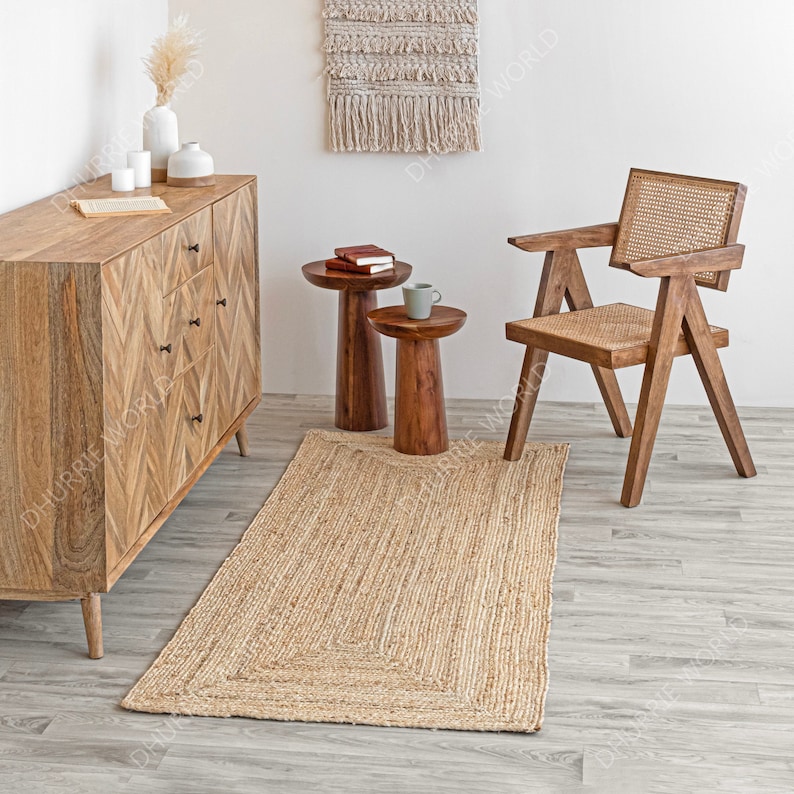 Natural Jute Runner Rug