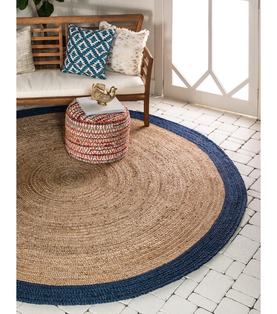 Square cotton rug 4x4 feet / 5x5 feet /6x6 feet / 7x7 feet / 8x8 feet