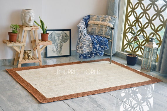 Jute on sale rug square