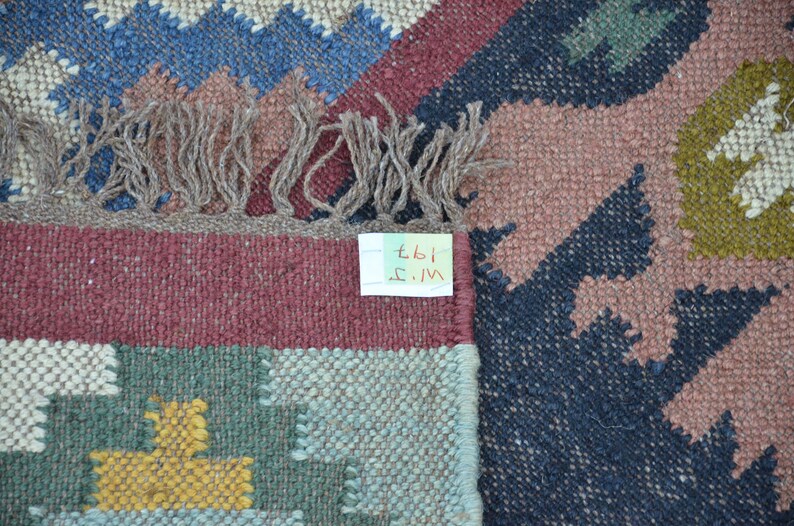 5x8 Moroccan Jute Rug Kilim Rug Woven Jute Rug Indian Etsy