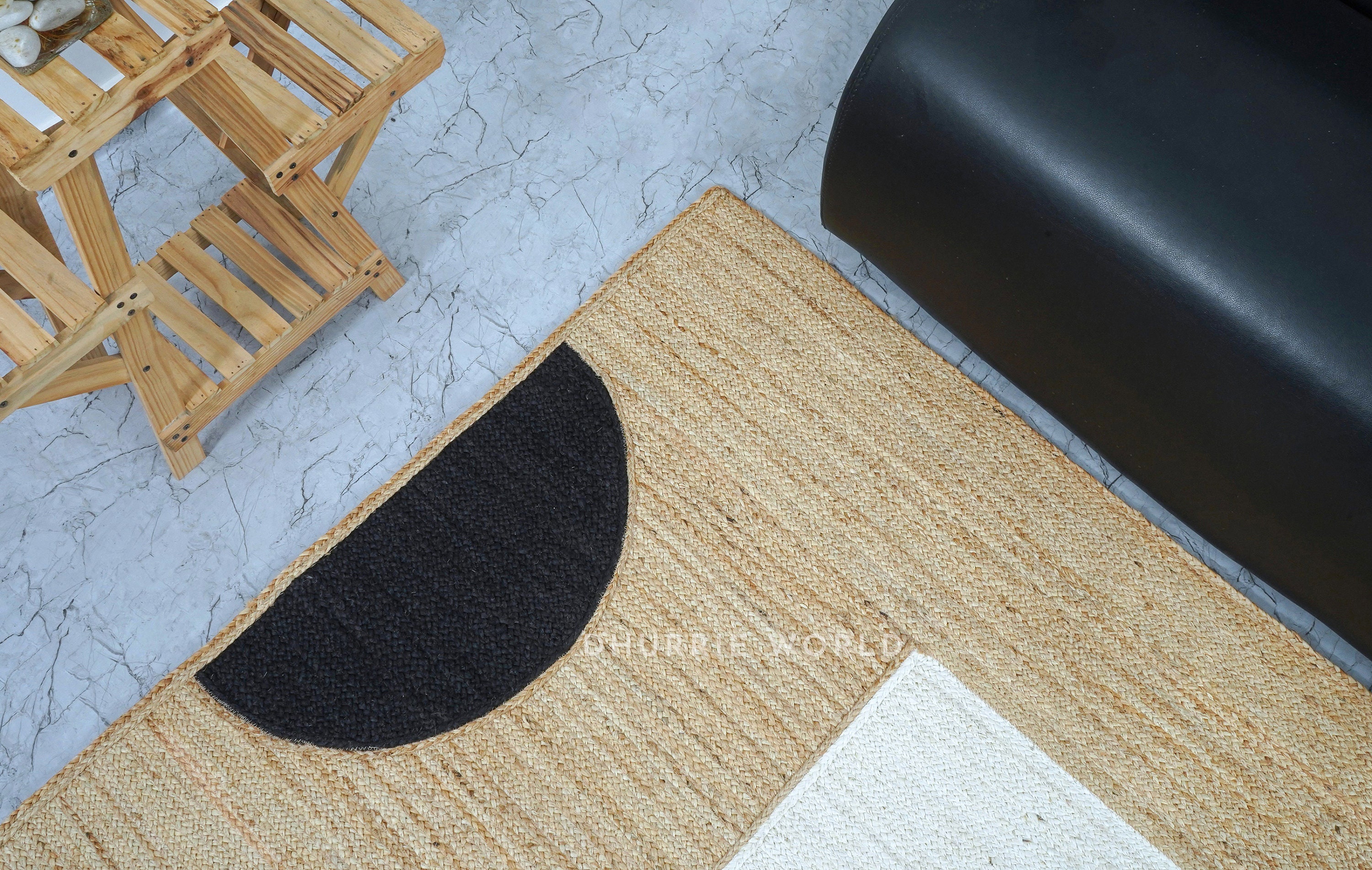 Eclectic Jute Rug Modern Jute Rug, Eclectic Area Rug, Natural Jute Area Rug, Bohemian ...