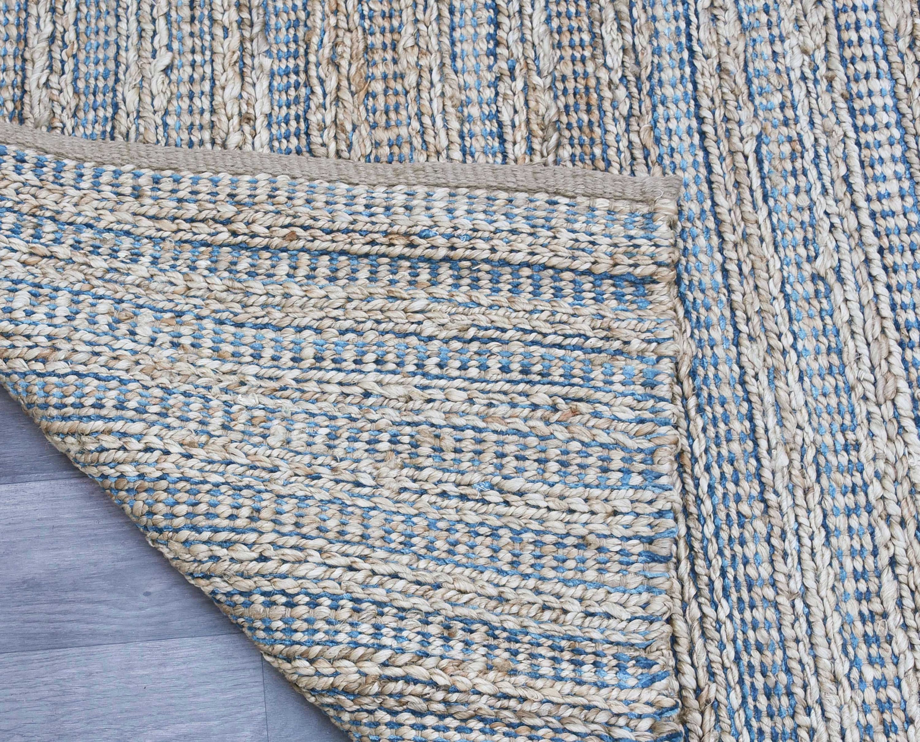 5x7.5 Feet Natural Jute Rug Jute Area Rug Natural Textured Etsy