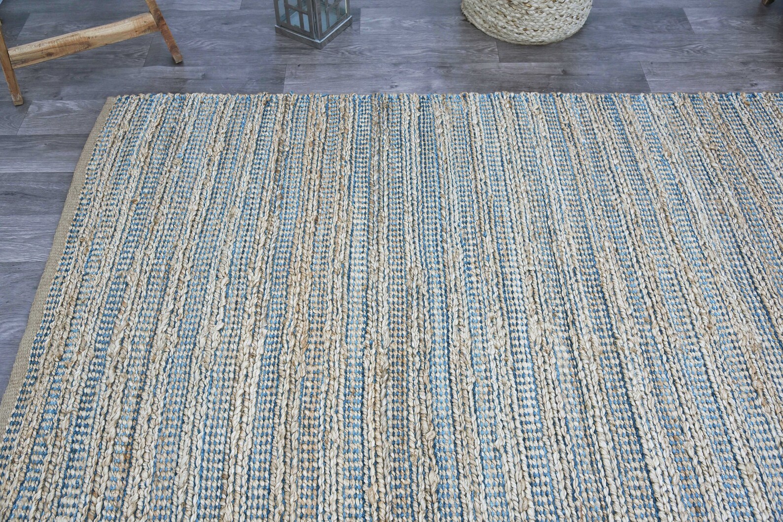 5x7.5 Feet Natural Jute Rug Jute Area Rug Natural Textured Etsy