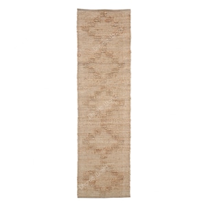 Natuurlijk jute vloerkleed, handgeweven jute gangloper, boho jute vloerkleed, getextureerde jute vloerkleed, milieuvriendelijk vloerkleed, vloerkleed natuurlijke vezels