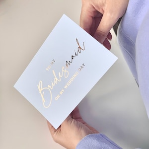 Cartão de agradecimento da dama de honra - Cartão de agradecimento da dama de honra - Cartão da dama de honra - Para minha dama de honra no dia do meu casamento