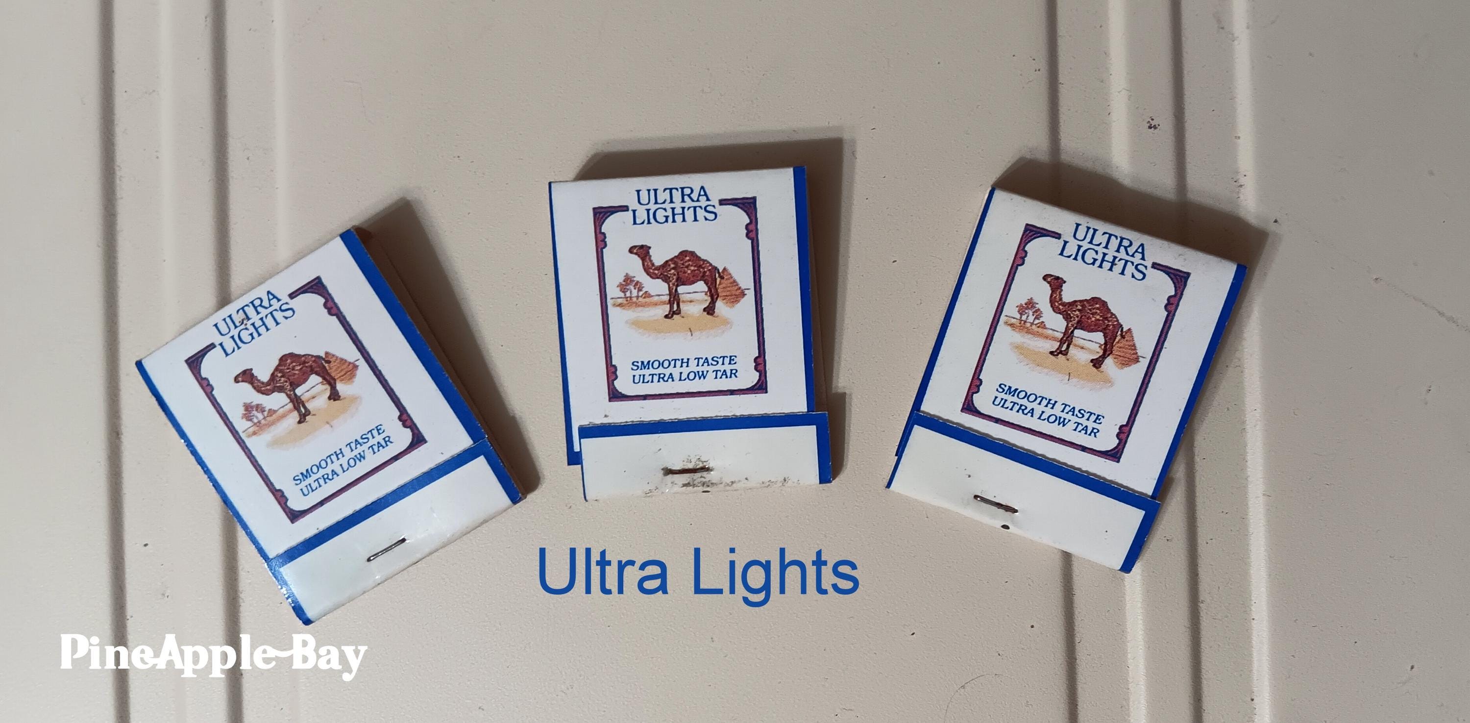 Vintage Joe Camel Matchbooks, 1990s Camel Joe Collectible, Cigarette Ad Promo, Man Cave Decor, Tobacco Memorabilia, Set of 3 Books
