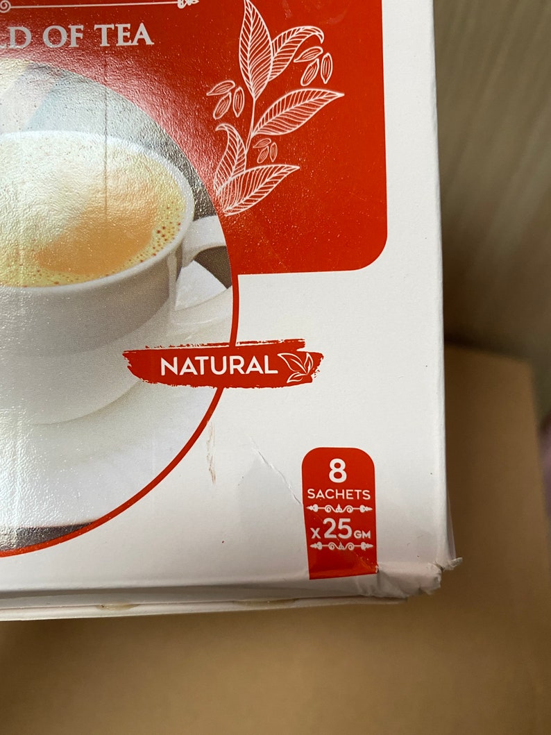 Tea Break Instant KARAK CHAI Tea W/ Cardamom Box With 8 Etsy