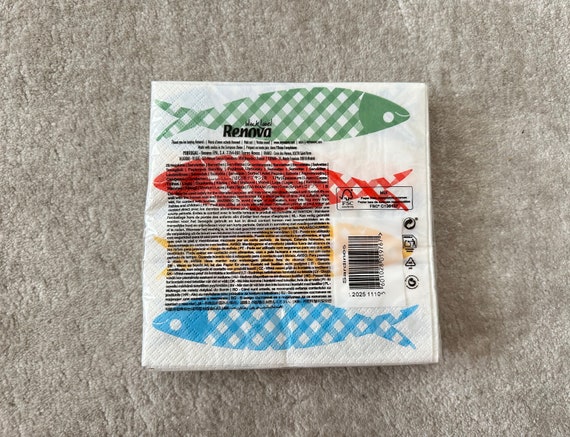 Renova Papierservietten – 20 Stück, 33 X 33 Cm, Dreilagig, Weihnachtsdesign