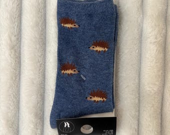 Igel Socken | Igel-Muster-Socken - Süßes Tier-Liebhaber-Geschenk - Lustige Neuheit-Socken