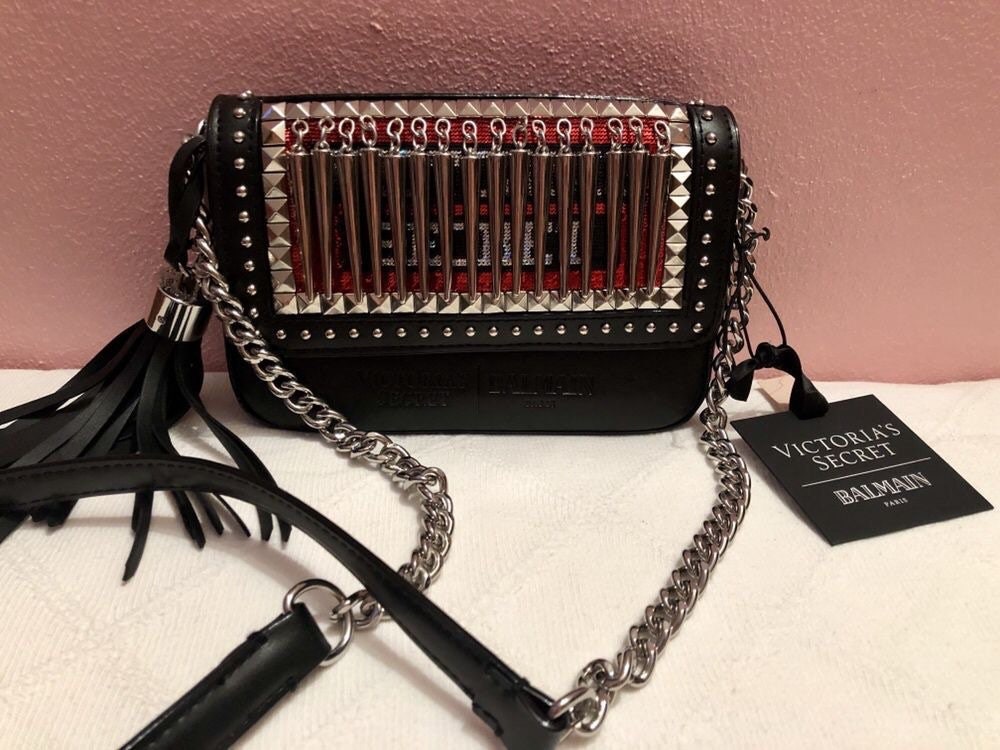 RARE BALMAIN X Victorias Secret Bag Downtown Crossbody 