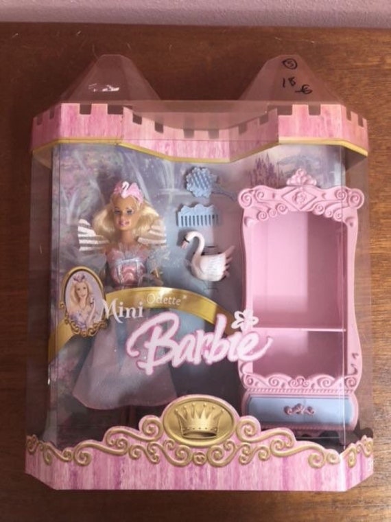 2005 BARBIE Mini Odette W/ Swan, Furniture and Accessories new in Box 