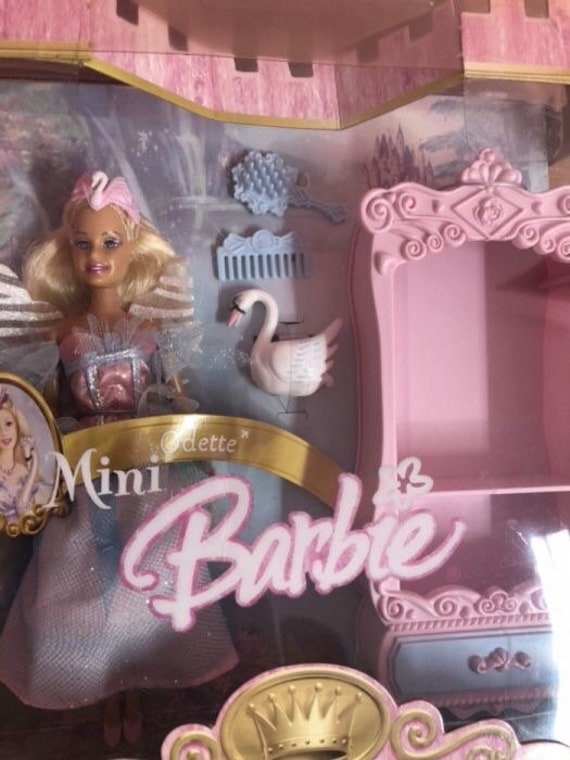 2005 BARBIE Mini Odette W/ Swan, Furniture and Accessories new in Box 