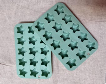 Stern Eiswürfelbehälter • Silikonform für 15 Stern Würfel
