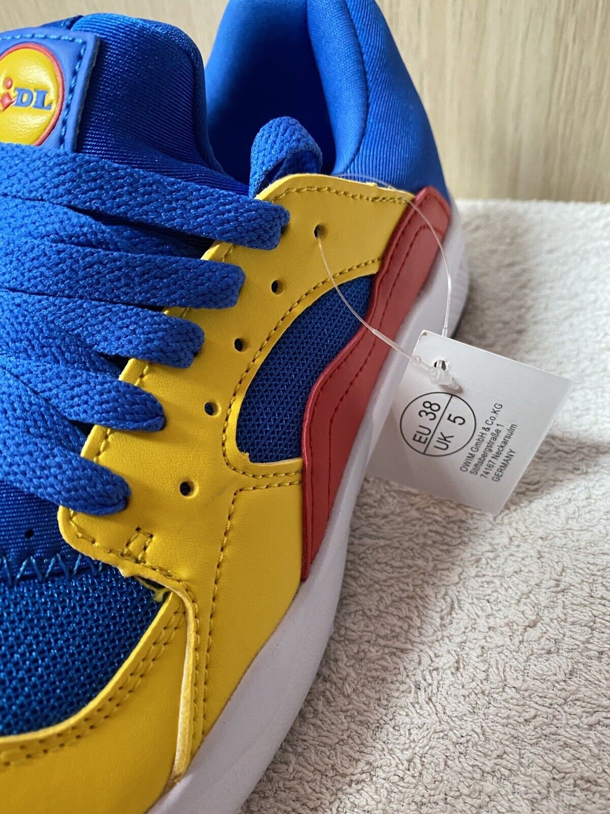 Geox Bambini Scarpe Tempo Libero Sneaker Bassa pelle Blu Tgl 36 Eu Art