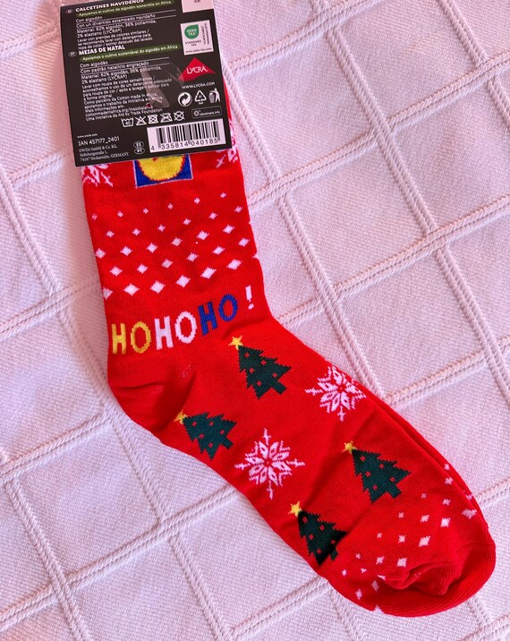 Chaussettes Lidl Trek 2025 Édition Limitée – Taille 39-42, Blanc, Vélo