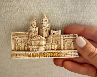 MARRAKECH | Koutobia, Tourist Attractions - fridge magnet - Morocco Decor