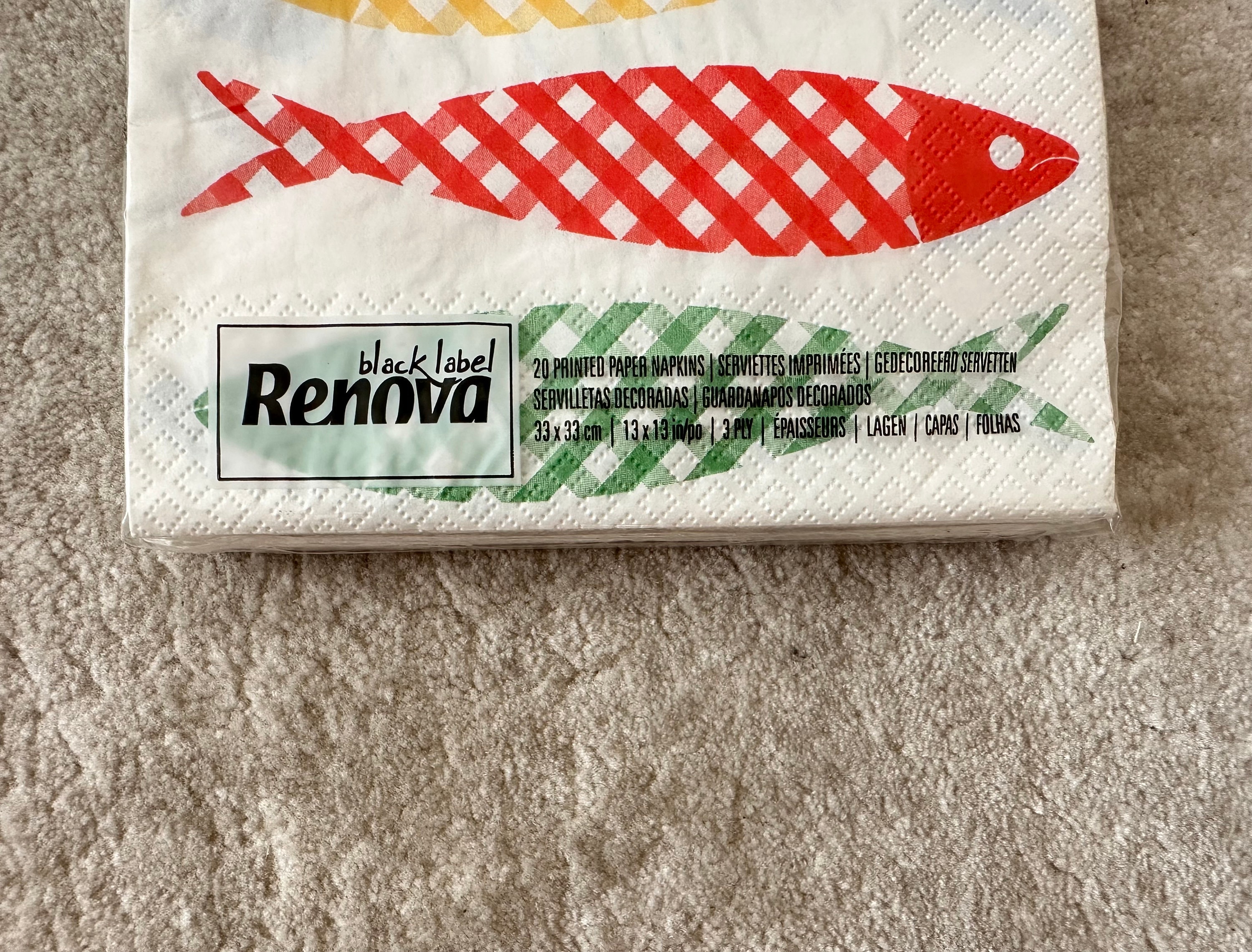Renova Papierservietten – Doppelwandig, 33x33cm, 90 Stück, Mit EU-Ecolabel & FSC-Zertifizierung