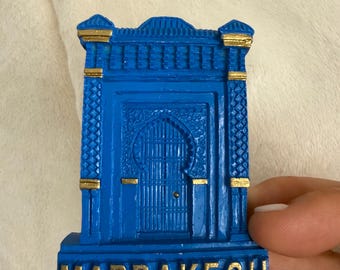 MARRAKECH | Moroccan Door - fridge magnet | Morocco Decor