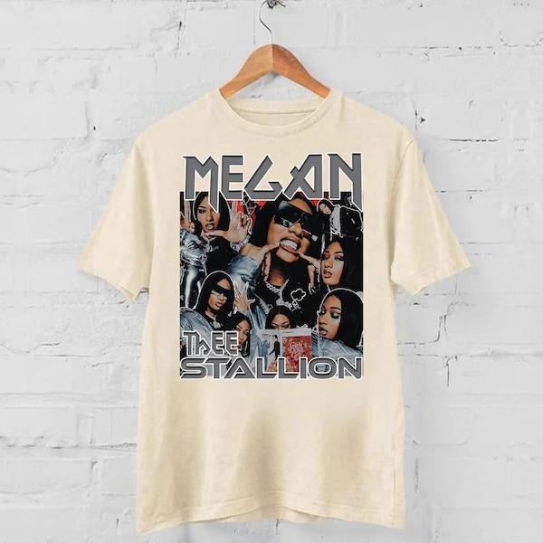 Limitiertes Megan Thee Stallion Shirt Tour 2024, Vintage Megan Thee Stallion 90er Jahre Shirt, Rapper Megan Thee Stallion Tour 2024 Kleidung