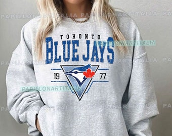 Toronto baseball Tshirt, EST 1977, Baseball fan shirt, Vintage style Baseball, Blue Jays Tee, baseball tee,Sweatshirt
