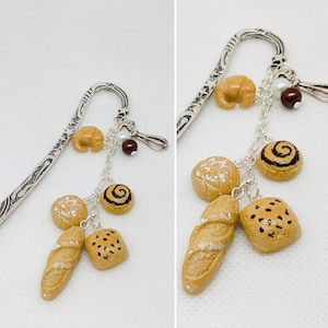 Bakery theme fimo bookmarks, fimo bookmarks, original gift