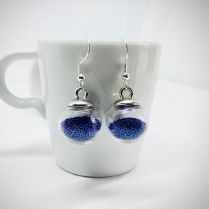 Pendientes de cristal, pendientes de fantasía, joyas originales