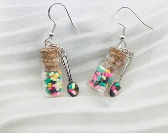 Candy earrings, sweet and gourmet jewelry, birthday gift idea