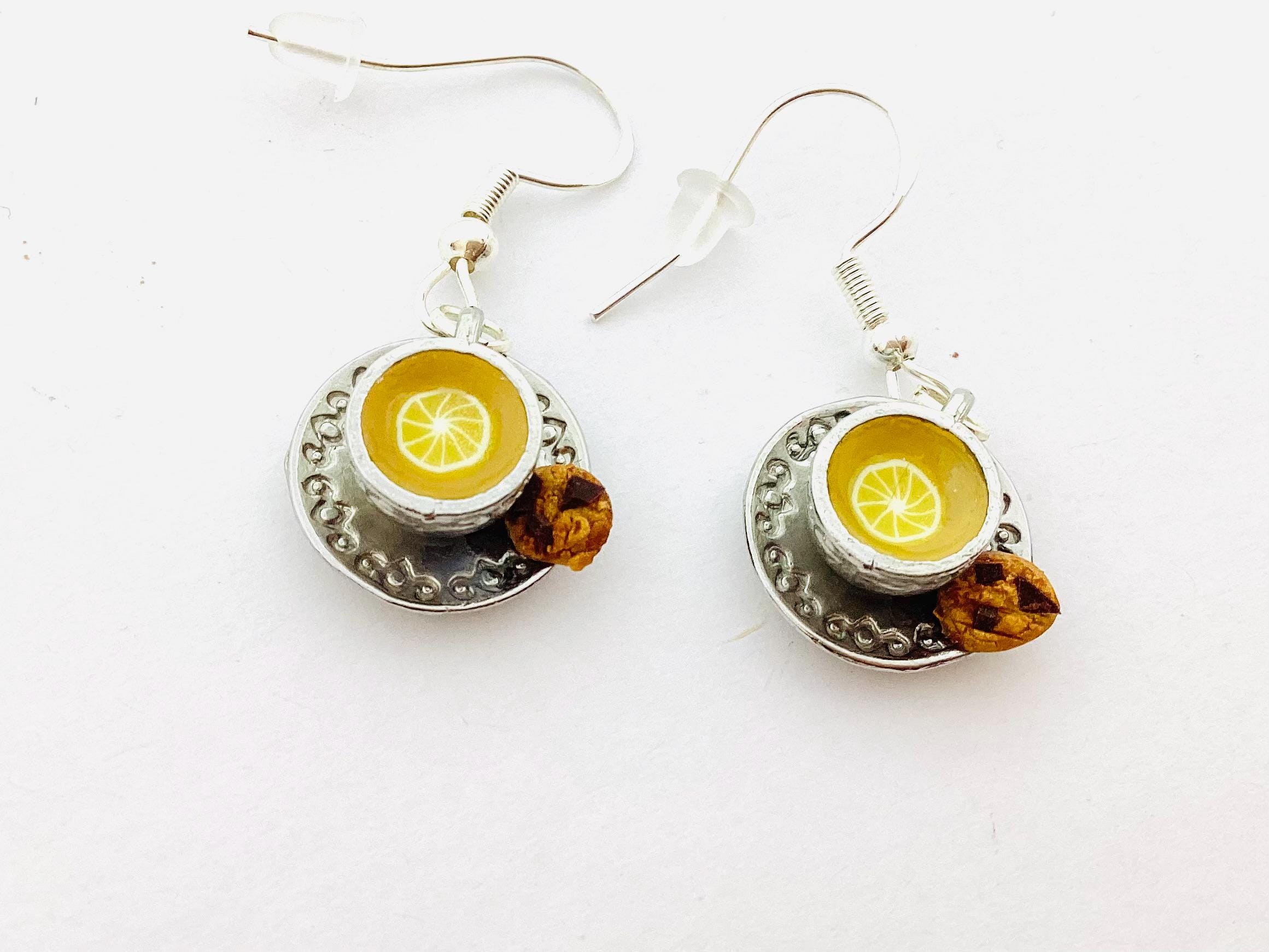 Boucles D'oreilles Pendantes Gâteaux Oréo En Fimo - Fait Main - Neuves - Style Fun Et Gourmand