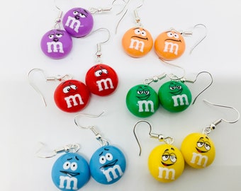 Resin candy earrings, fancy earrings, girl’s birthday gift