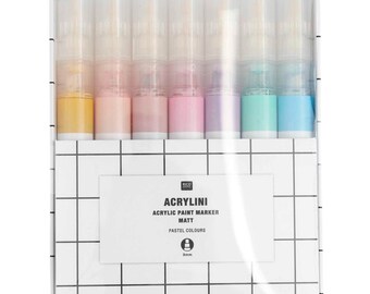 Acrylini Marker Set 7 Farben