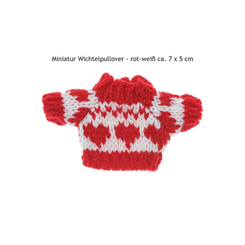 Miniatur Strickpullover Wichtelzubehör Wichtelwelt Bild 10