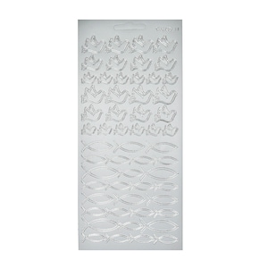 Sticker Fische Tauben Christliche Symbole