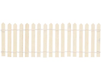 Miniatur Holzzaun 25 cm | Zubehör Wichtelwelt