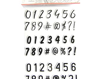 Stempel Zahlen Zeichen Stampo Bullet Journal