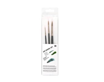 Pinselset Aquarellmalerei 3teilig