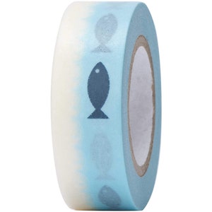 Klebeband Fische | 0.43EUR/m | Tape Fisch 10 m x 15 mm