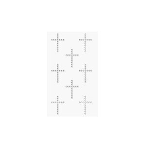 Sticker Kreuz Chrystal Strass-Sticker Paper Poetry