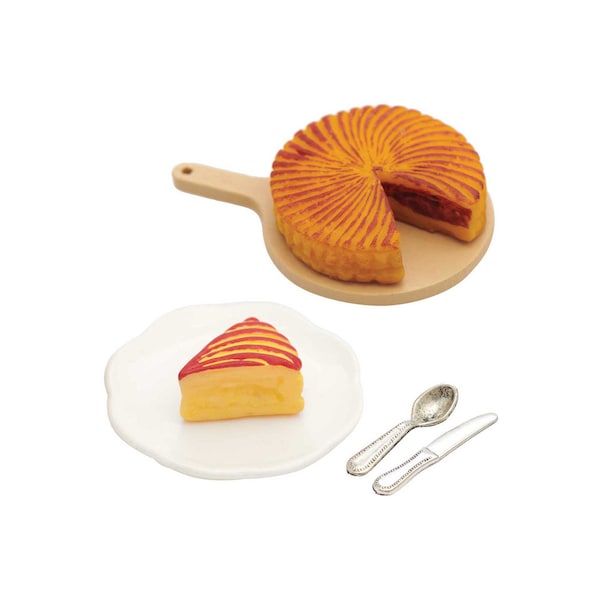 Miniatur Kuchen Set 6-teilig | Zubehör Wichteltür