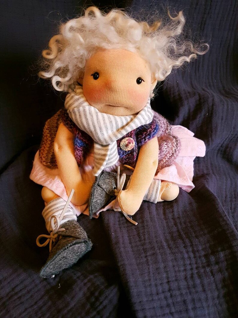 Waldorf Style doll about 30 cm. Waldorf Style doll about 30 Etsy