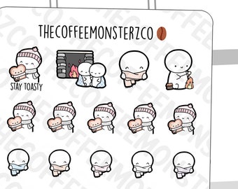 Hand Drawn Stickers And Stationery For Any Von Thecoffeemonsterzco