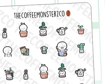 Hand Drawn Stickers And Stationery For Any By Thecoffeemonsterzco
