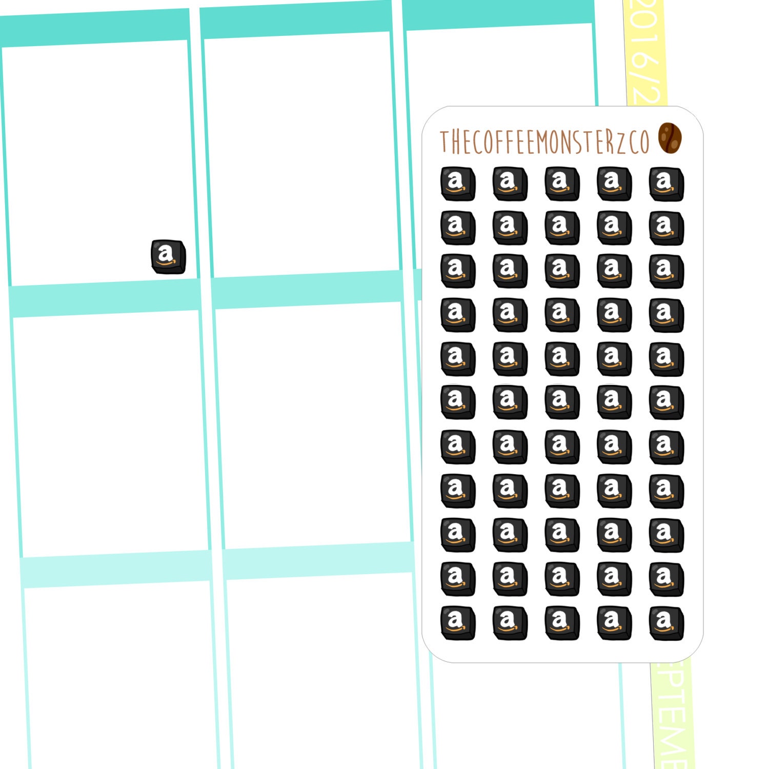 Amazon Button Stickers planner stickers Etsy