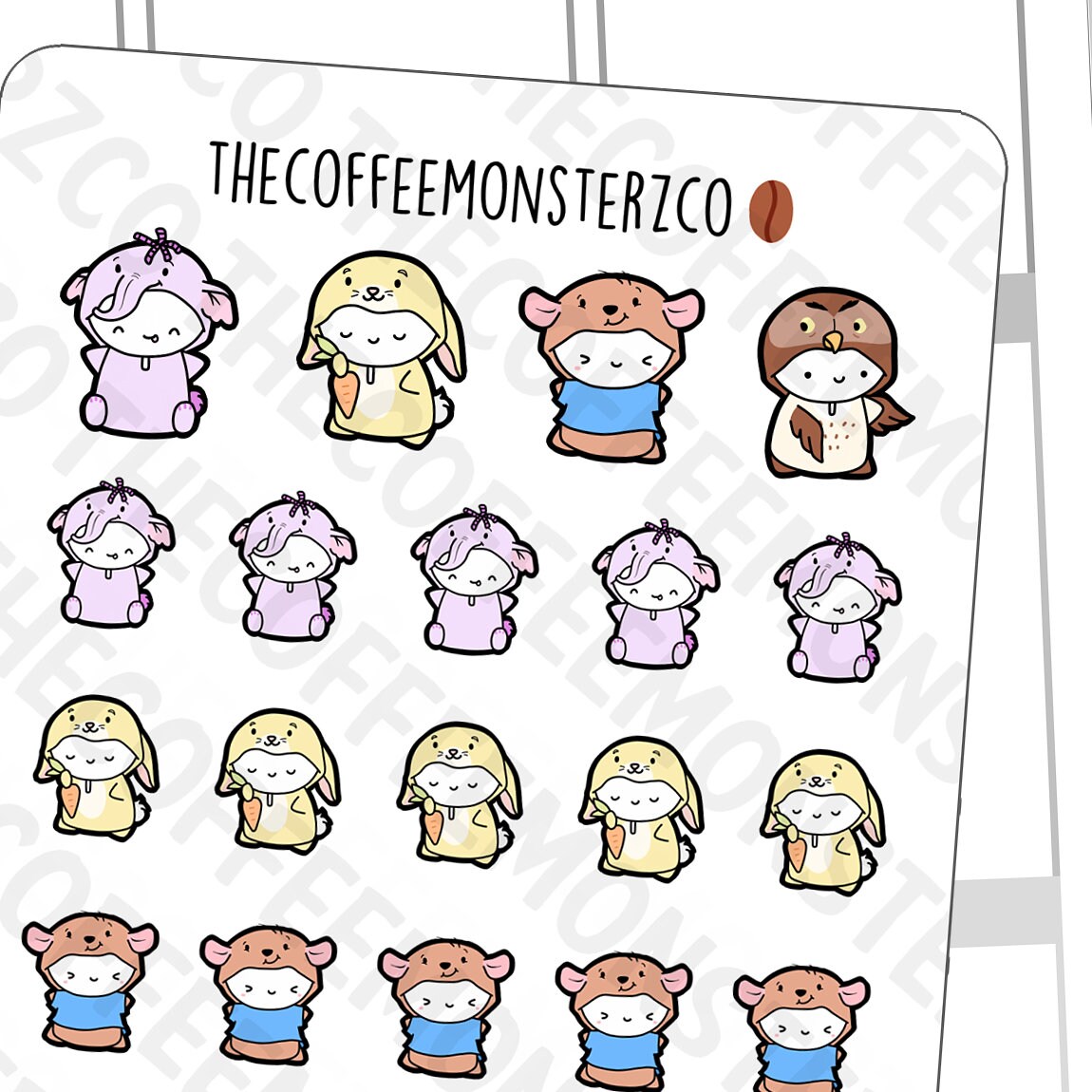 Winnie & Friends Sampler 2 - | Hand Drawn Planner Stickers and Bullet…