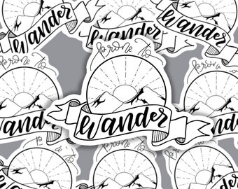 Anfällig für Wander Sticker
