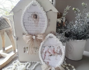duo ornements shabby chic