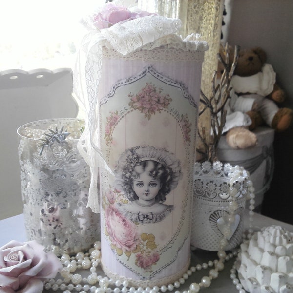 Boîte a aiguilles ou autre shabby chic