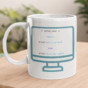 Funny Coder Coffee Mug: Algorithm Debugging, IT Geek Gift