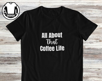 コーヒー愛好家Tシャツ：面白いカフェインギフトTシャツ