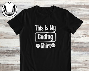 Camiseta divertida para programadores: Esta es mi camiseta de programación, camiseta técnica