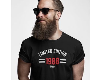 Personalize birthday shirt, 21st birthday. 30th birthday shirt, 40th birthday, 50th birthday, birthday gift shirt, birthday 40 men.